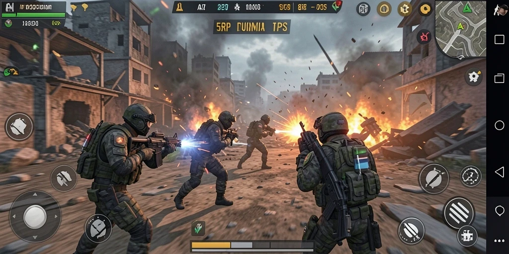 Gameplay mendebarkan di <strong>55RP</strong> dengan aksi pertempuran intens.