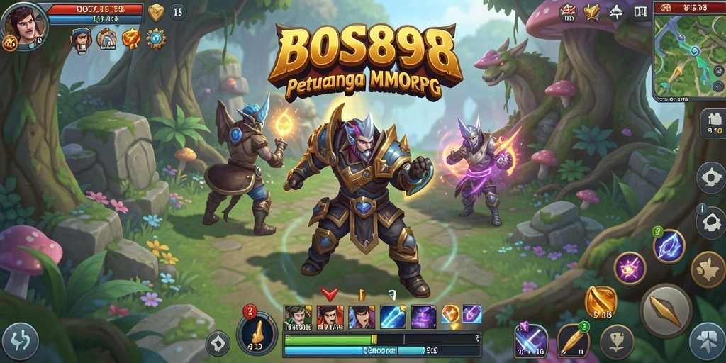 Screenshot gameplay <strong>BOS898</strong> menampilkan aksi seru di dunia MMORPG.
