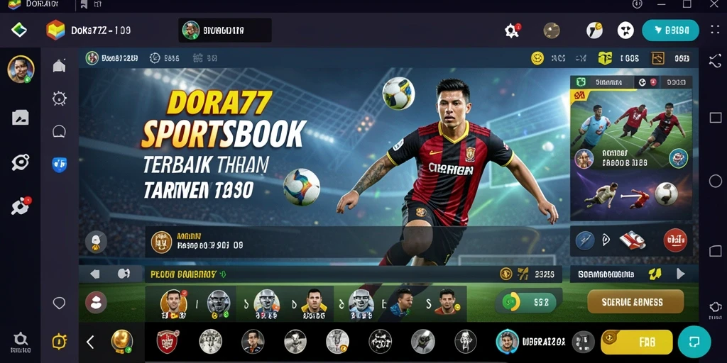 Tampilan screenshot utama DORA77 menampilkan antarmuka taruhan olahraga yang menarik.