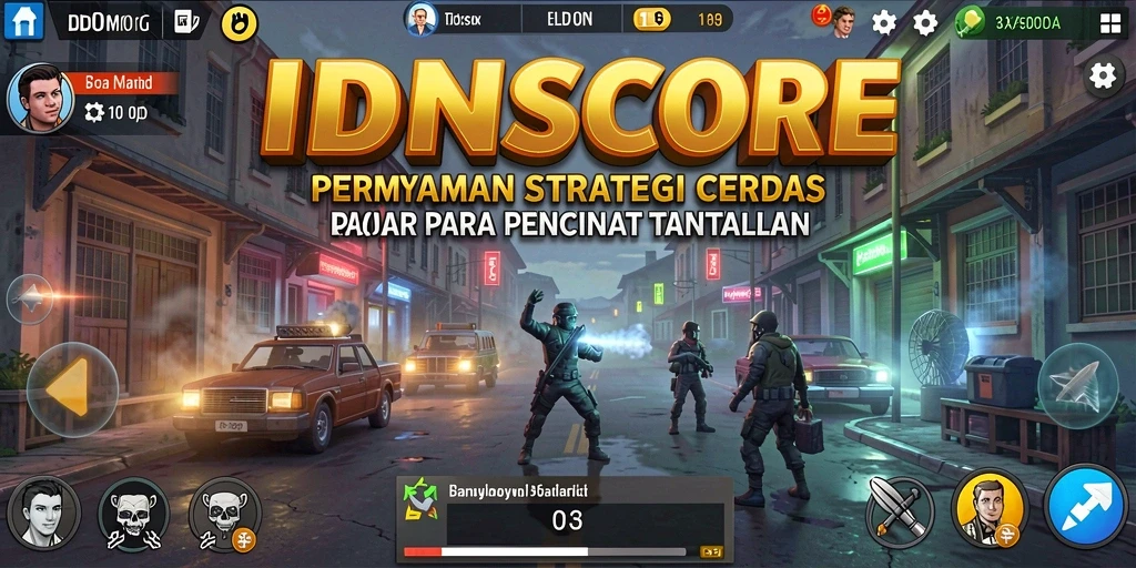 Screenshot gameplay IDNSCORE yang menampilkan aksi strategi seru.