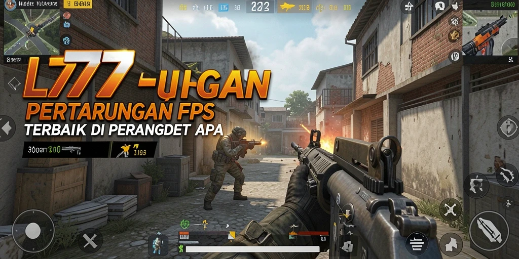 Screenshot L777 menampilkan aksi intense dalam gameplay FPS yang mendebarkan.
