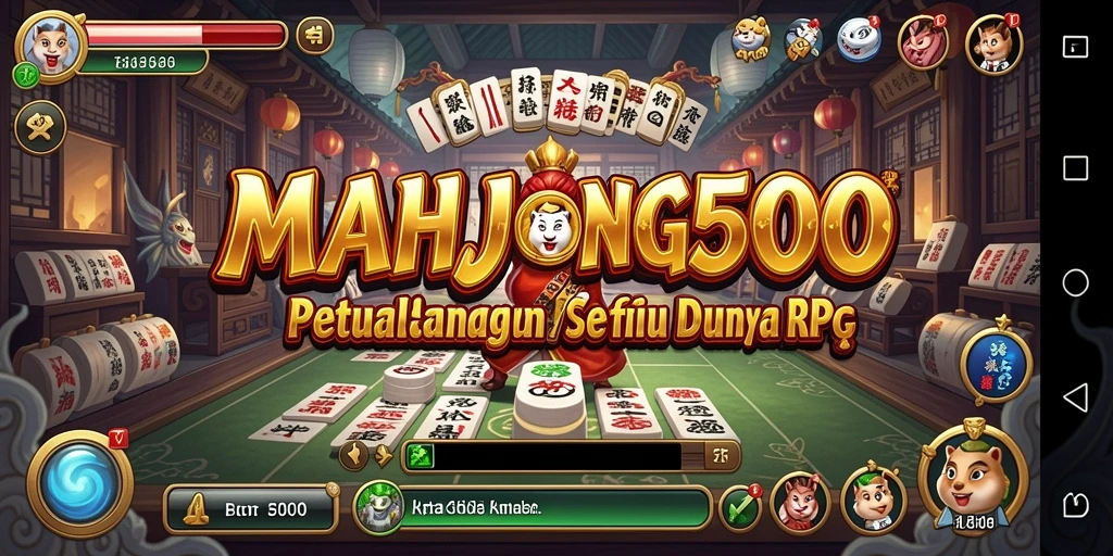Gameplay seru dan menantang di MAHJONG500