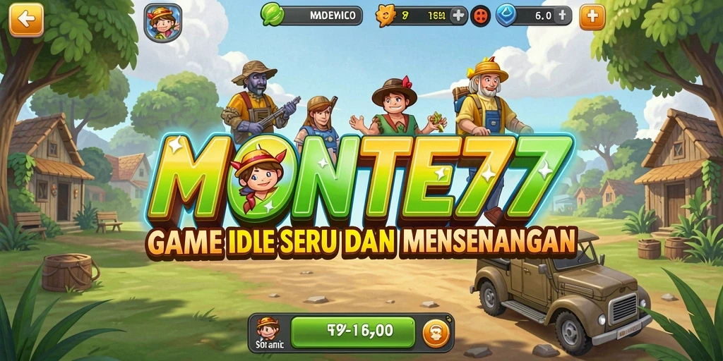 Gameplay Idle MONTE77 yang menarik dan interaktif.