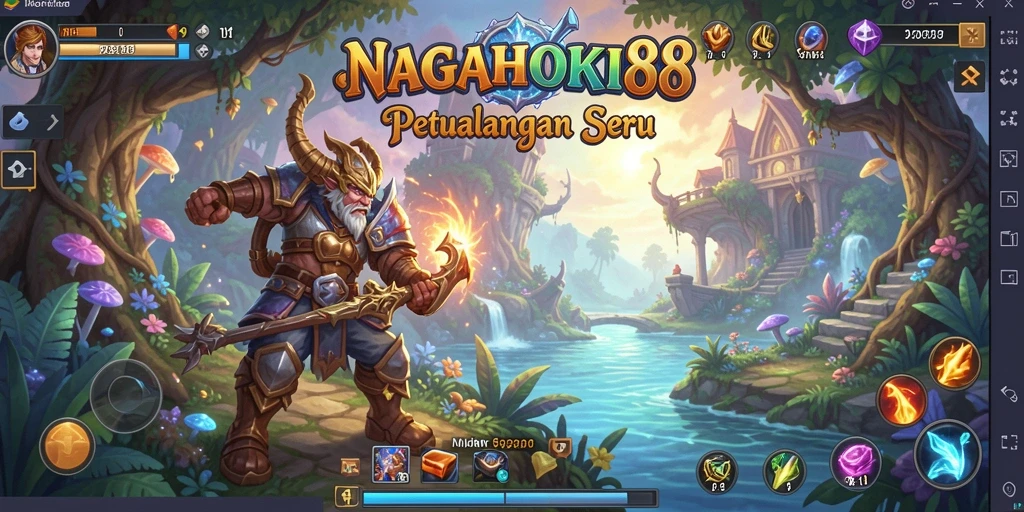 Tampilan screenshot yang menunjukkan aksi seru dalam NAGAHOKI88.