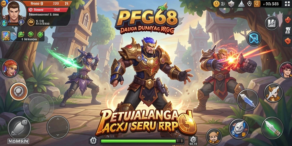 Tampilan gameplay PGG68 yang mengesankan dan penuh aksi.