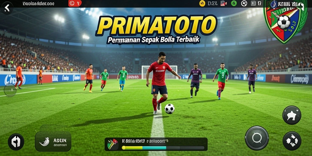 Tampilan gameplay seru dalam PRIMATOTO dengan pemain yang sedang beraksi.