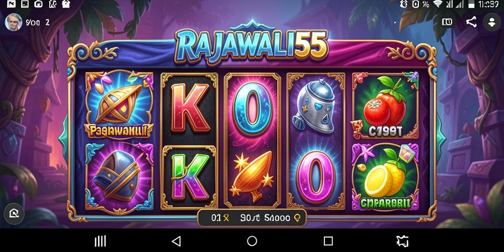 Tampilan gameplay RAJAWALI55 yang penuh warna dan menarik.