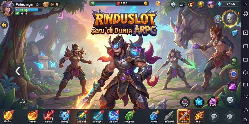 Tampilan gameplay seru dan grafis memukau di RINDUSLOT.