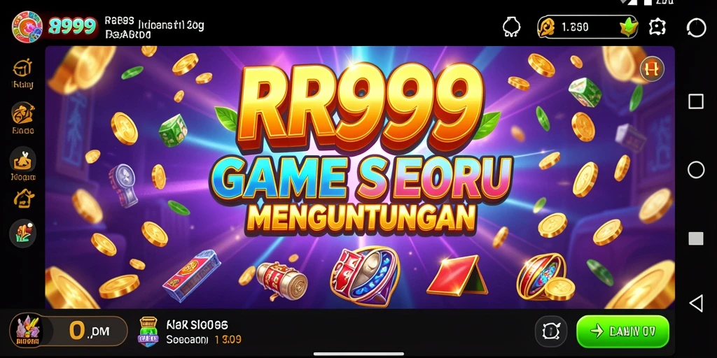 Screenshot menampilkan gameplay menarik dari game Slot RR999.