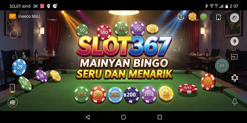 Screenshot gameplay SLOT367 yang menampilkan interaksi seru dalam permainan Bingo.