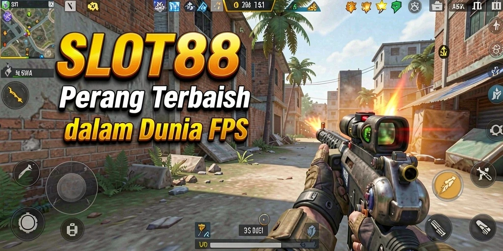 Tampilan gameplay <strong>SLOT88</strong> dengan aksi penuh adrenalin dan pertempuran yang mendebarkan.