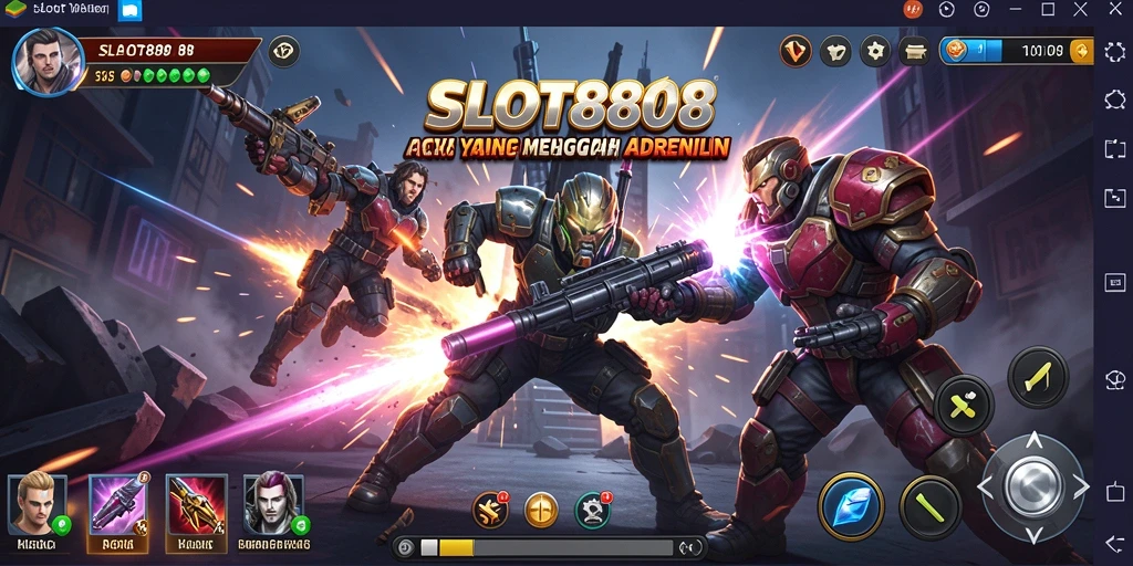 Tampilan gameplay penuh aksi dari SLOT8808 yang memikat.