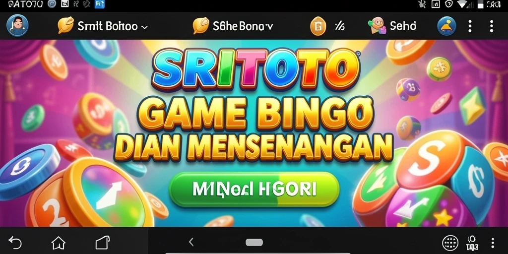Tampilan screenshot gameplay SRITOTO yang menarik dan seru.