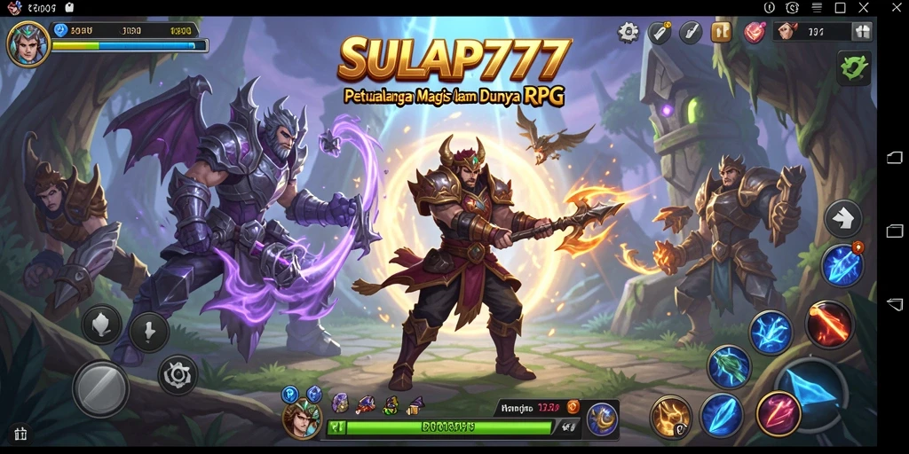 Tampilan gameplay SULAP777 yang menakjubkan dan penuh warna.