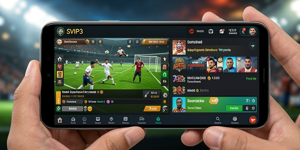 Tampilan gameplay SVIP3 dalam taruhan olahraga yang interaktif.