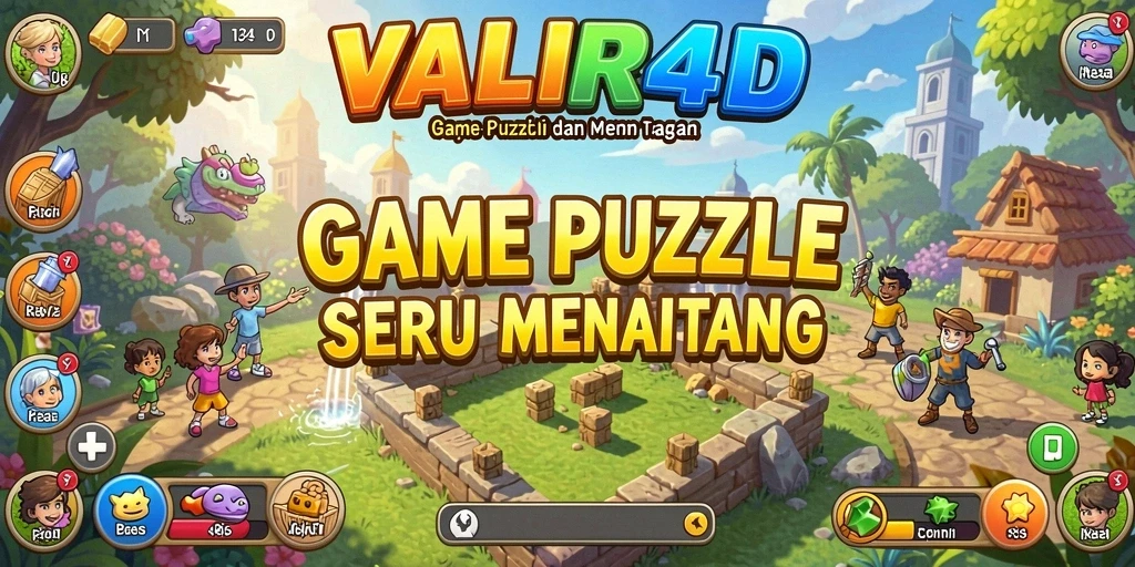 Screenshot VALIR4D menampilkan gameplay Puzzle yang menarik.